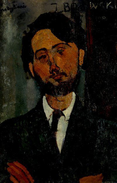 Portret van Léopold Zborowski, 1916 door Amedeo Modigliani
