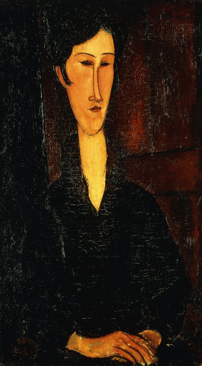 Portret van Madam Zborowska, 1917 door Amedeo Modigliani