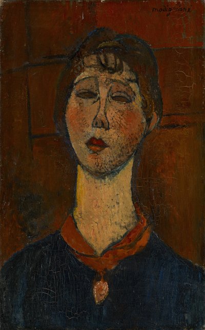 Portret van Madame Dorival door Amedeo Modigliani