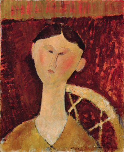 Portret van Mevrouw Hastings, 1915 door Amedeo Modigliani