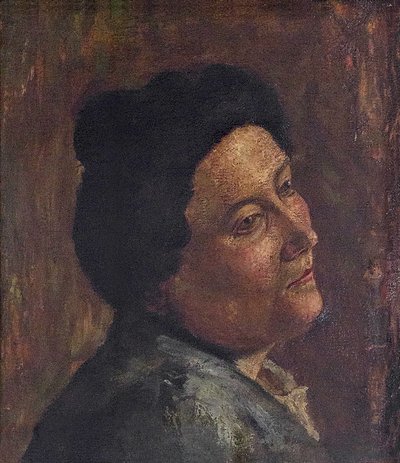 Portret van mevrouw Micheli door Amedeo Modigliani
