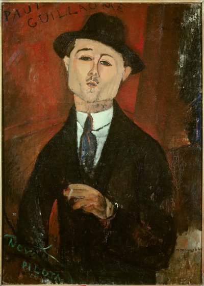 Portret van Paul Guillaume door Amedeo Modigliani