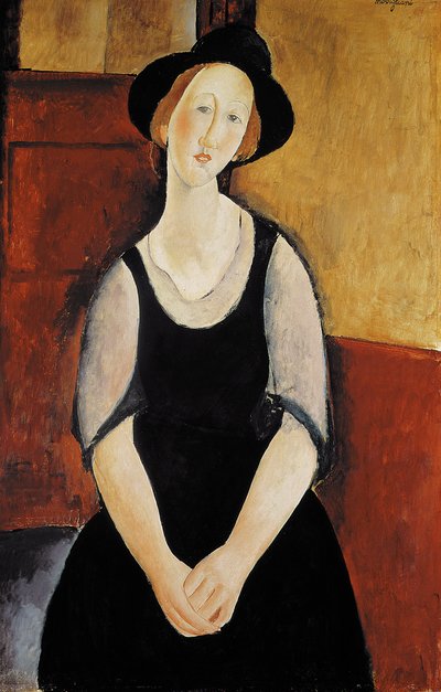 Portret van Thora Klinckowström door Amedeo Modigliani