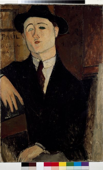 Portret van de Franse psycholoog Paul Guillaume door Amedeo Modigliani