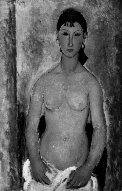 Staande naakt – Elvira door Amedeo Modigliani