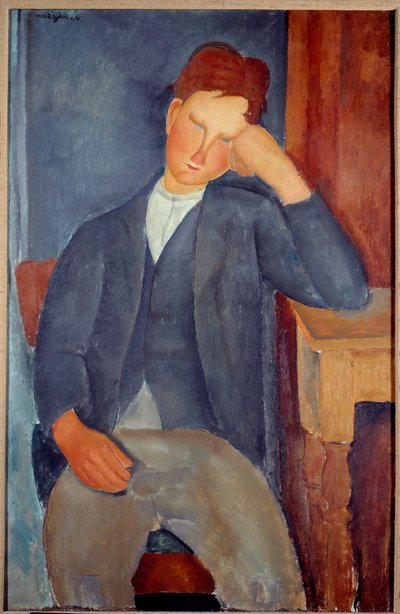 De jonge leerling door Amedeo Modigliani