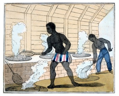 Het koken en koelen van de suiker, 1826 door Amelia Alderson Opie