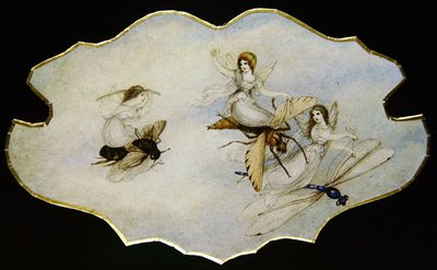 Feeën Spelen op Insecten, c.1860 door Amelia Jane Murray