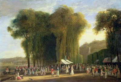 Feestdag in St. Cloud: Britse troepen op wacht, september 1815 door Amelia Long
