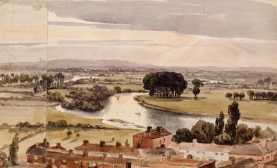 Panoramisch landschap door Amelia Long