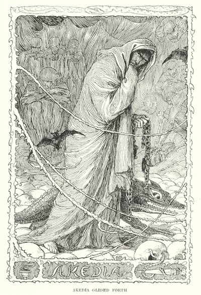 Akedia gleed voort (gravure) door Amelia M. (attr.to) Bowerley or Bauerle