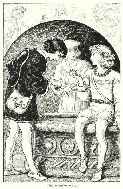 De wensput (gravure) door Amelia M. (attr.to) Bowerley or Bauerle