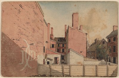 Een Uitzicht vanuit een Oostelijk Raam in het Oude Suikerhuis, No.3 Norris