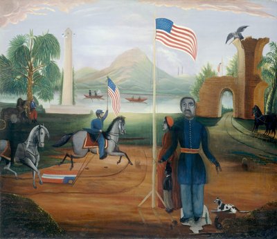 Allegorie van Vrijheid door American 19th Century