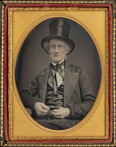 Portret van een Man door American 19th Century