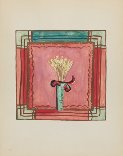 Plaat 16: Altaarpaneel: Uit Portfolio "Spaanse koloniale ontwerpen van New Mexico" door American 20th Century