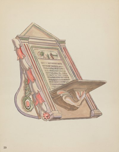 Lezenaar: Uit portfolio "Spaanse koloniale ontwerpen van New Mexico" door American 20th Century