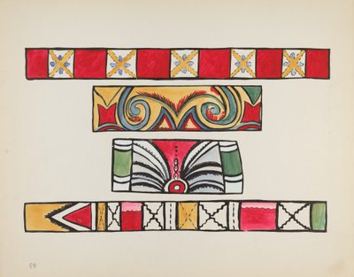 Plaat 49: Diverse Ontwerpen: Uit Portfolio "Spaanse Koloniale Ontwerpen van New Mexico" door American 20th Century