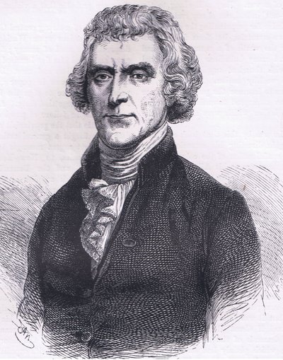 Thomas Jefferson, illustratie uit Cassells Geschiedenis van de Verenigde Staten gepubliceerd door Cassell, Petter & Galpin, ca. 1900 door American English school