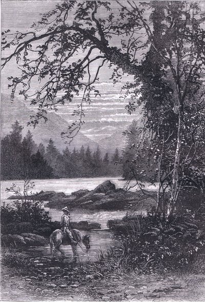 Uitzicht op North Carolina, illustratie uit Cassells Geschiedenis van de Verenigde Staten uitgegeven door Cassell, Petter & Galpin, c.1900 door American English school