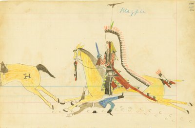 Ekster, Huilende Wolf, Zuidelijke Cheyenne door American Native