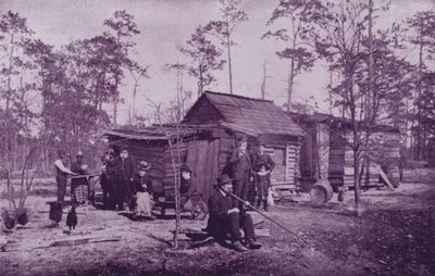 Een kamp van tuberculosepatiënten, nabij Lake Worth, Florida door American Photographer (after)