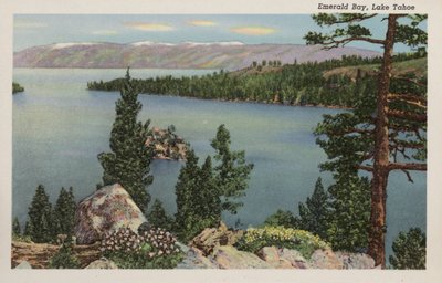 Californië: Emerald Bay, Lake Tahoe door American Photographer (after)