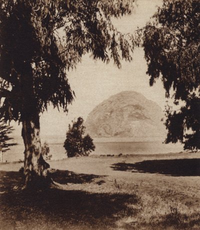 Californië: Morro Rock door American Photographer (after)