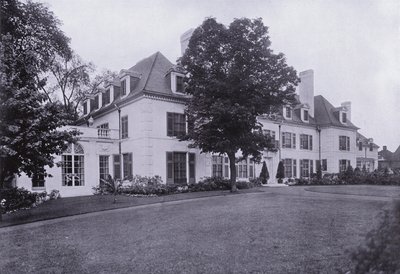 Charles A Platt: Huis in Connecticut, Noordzijde door American Photographer (after)