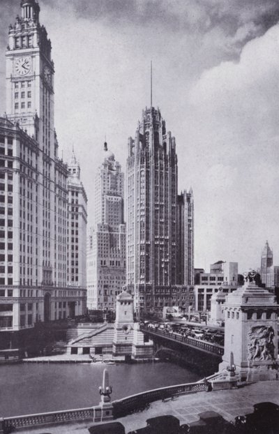 Chicago: Boulevard Link Bridge, kijkend naar het noorden door American Photographer (after)