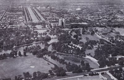 Chicago: Jackson Park en de Midway vanuit de lucht door American Photographer (after)