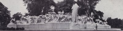 Chicago: De Fontein van de Tijd, meesterwerk van Lorado Taft in Washington Park door American Photographer (after)