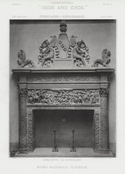 Open haard: Museo Nazionale, Florence door American Photographer (after)