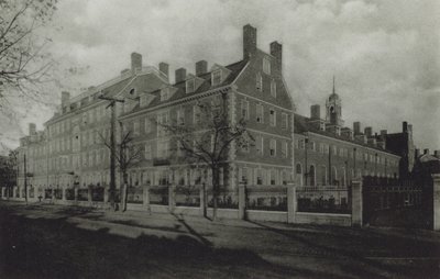 Harvard Universiteit: Smith Halls (zwart-wit foto) door American Photographer (after)