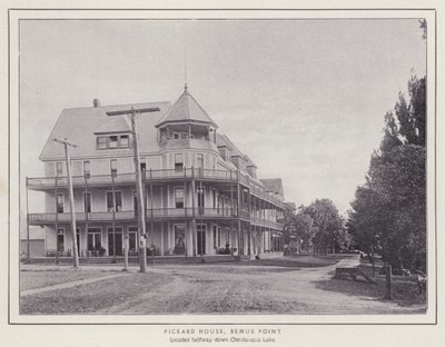 Jamestown, NY: Pickard House, Bemus Point door American Photographer (after)
