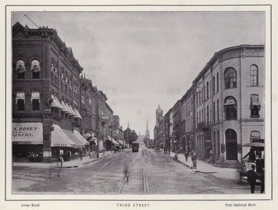 Jamestown, NY: Derde Straat door American Photographer (after)