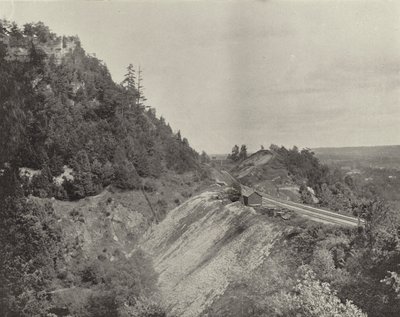 Lookout Mountain, nabij Dundas, Ontario (zwart-wit foto) door American Photographer (after)