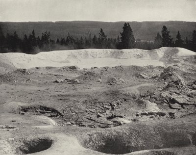 Mammoth Paint Pots, Yellowstone Valley, Wyoming (zwart-wit foto) door American Photographer (after)