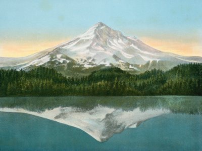 Mount Hood vanaf Lost Lake door American Photographer (after)