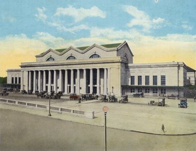 Nieuw Union Terminal Gebouw, Jacksonville, Florida door American Photographer (after)
