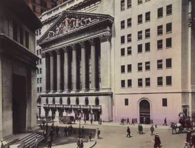 New York: J P Morgan en Co; New York Beurs door American Photographer (after)