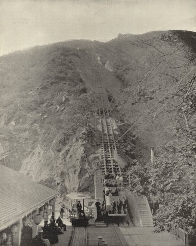 Pasadena Mountain Railway, Californië (zwart-wit foto) door American Photographer (after)