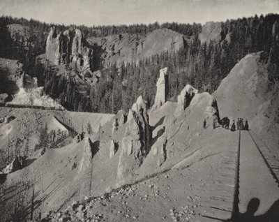 Phantom Curve, Colorado (zwart-wit foto) door American Photographer (after)