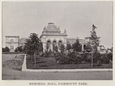 Philadelphia: Memorial Hall, Fairmount Park door American Photographer (after)