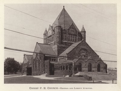 Pittsburgh: Christ P E Church, Central en Liberty Avenues door American Photographer (after)