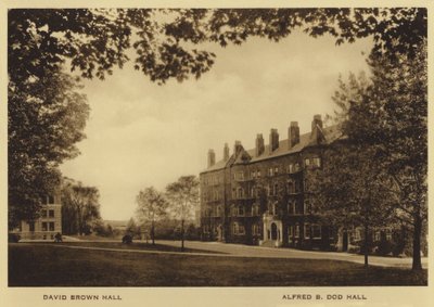 Princeton University: David Brown Hall; Alfred B Dod Hall door American Photographer (after)