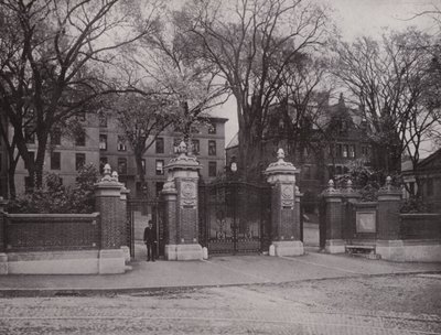 Providence, Rhode Island: Van Wickle Gate, Brown University door American Photographer (after)