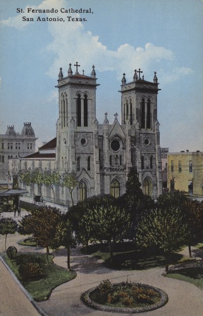 San Fernando Kathedraal in San Antonio, Texas, VS door American Photographer (after)