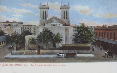 San Fernando Kathedraal in San Antonio, Texas, VS door American Photographer (after)