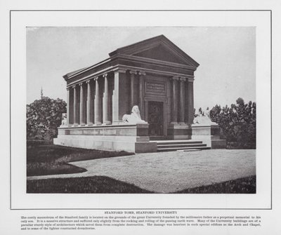 San Francisco: Stanford Tomb, Stanford University door American Photographer (after)